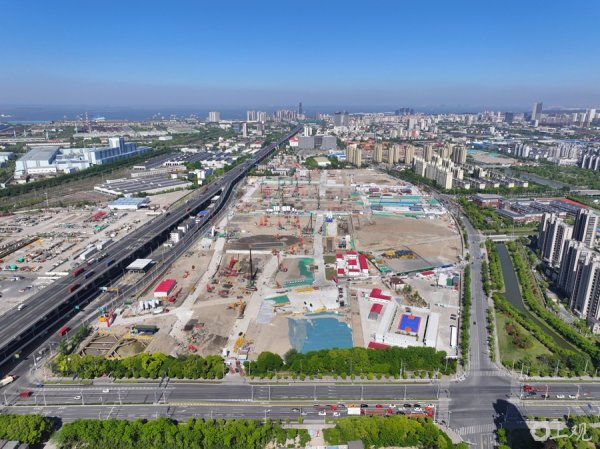 日升策略 场面｜上海宝山站正式开工建设